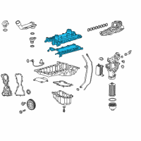 OEM 2017 GMC Canyon Valve Cover Diagram - 12685915