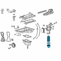 OEM 2020 GMC Savana 3500 Filter Assembly Diagram - 12677407