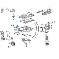 OEM 2021 Chevrolet Silverado 3500 HD Level Indicator Diagram - 12671422