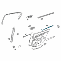 OEM 2017 Lexus GS450h Lamp Assembly, Interior Diagram - 81090-30050