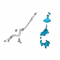 OEM 2018 Ford Focus Gear Shift Assembly Diagram - F1FZ-7210-AF