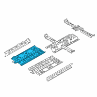 OEM Hyundai Veloster N Panel Assembly-Center Floor Side, R Diagram - 65120-K9000