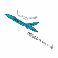 OEM 2001 BMW Z8 Exchange Hydro Steering Gear Diagram - 32-13-6-750-937