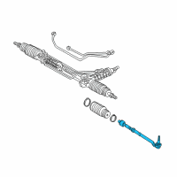 OEM BMW Tie Rod Diagram - 32-21-1-096-988