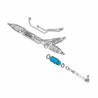 OEM 2001 BMW 530i Rubber Boot Diagram - 32-13-1-092-876