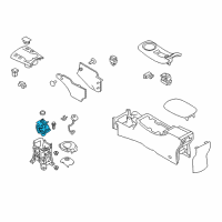 OEM Nissan Leaf Bracket Complete Control Lever Diagram - 34904-3NA0A