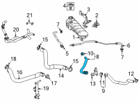 OEM Chevrolet Corvette Reservoir Hose Diagram - 84714370