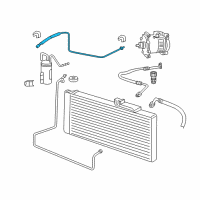 OEM Dodge Ram 3500 Line-A/C Liquid Diagram - 55055960AD