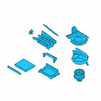 OEM 2022 Kia Forte Blower Unit Diagram - 97100M7000