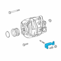 OEM 2019 Lexus RX350 Bracket, ALTERNATOR Diagram - 12511-0P070