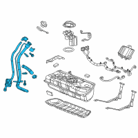 OEM 2013 Chevrolet Volt Filler Pipe Diagram - 22897847