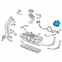 OEM Chevrolet Camaro Fuel Pump Flow Control Module Assembly Diagram - 20867261