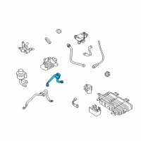 OEM 2010 Mercury Milan Vent Hose Diagram - AE5Z-9J285-D