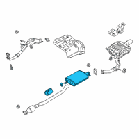 OEM Kia Telluride Pad U Diagram - 28650S9100