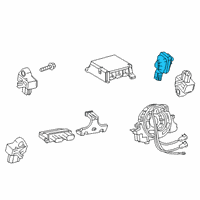 OEM Lexus ES350 Sensor, Pressure Sid Diagram - 8983A-33011