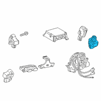 OEM Lexus UX200 Sensor, Side Air Bag Diagram - 89831-42060