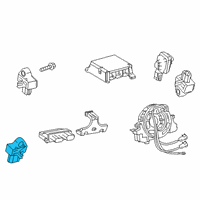 OEM Lexus UX200 SENSOR, SIDE AIR BAG Diagram - 89831-42050