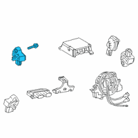 OEM 2022 Lexus UX200 Sensor, Air Bag, FR Diagram - 89173-49505