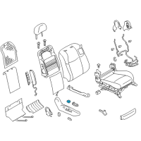 OEM 2019 Infiniti Q70L Switch LUMBAR Diagram - 87015-4AM0A