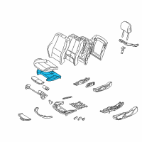 OEM 2007 BMW X3 Seat Upholstery Diagram - 52-10-3-410-452