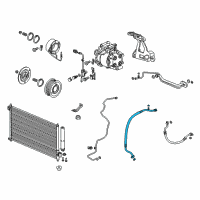 OEM 2015 Acura ILX Hose, Suction Diagram - 80311-TX6-A01