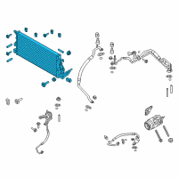 OEM 2016 Ford Explorer Condenser Diagram - BB5Z-19712-C