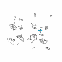 OEM Toyota Highlander Holder Diagram - 55630-48140-C0