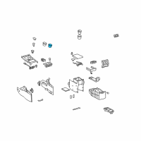 OEM 2008 Toyota Highlander Cup Holder Diagram - 55618-48160