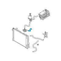 OEM 2020 Toyota Prius AWD-e Outlet Hose Diagram - G922F-47010