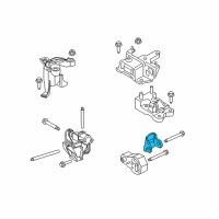 OEM 2016 Ford Fiesta Bracket Diagram - AE8Z-6E042-C