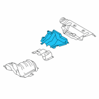 OEM Ford Escape SHIELD Diagram - LX6Z-78114B06-B