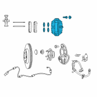 OEM 2015 Dodge Charger CALIPER-Disc Brake Diagram - 5175106AB