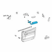 OEM 2007 Toyota Tundra Armrest Diagram - 74210-0C040-B0