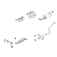 OEM Kia Soul Hanger-Exhaust Pipe Diagram - 2876826000