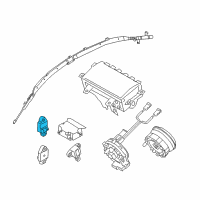 OEM Hyundai Accent Sensor Assembly-Front Impact Diagram - 95920-3K150