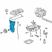 OEM Buick Front Cover Diagram - 25203060