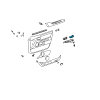 OEM 2003 Toyota Avalon Window Switch Diagram - 84030-AC021