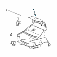 OEM Pontiac Lock Cylinder Diagram - 15822408