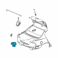 OEM Pontiac Lock Assembly Diagram - 22712680