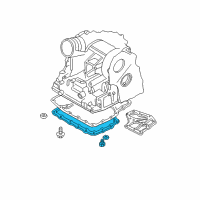 OEM 2000 Infiniti G20 Transmission Oil Pan Assembly Diagram - 31390-31X00