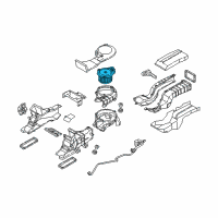 OEM Kia K900 Motor & Fan Assembly-A/C Diagram - 97113D2100