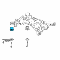 OEM 2020 Buick Regal Sportback Suspension Crossmember Front Mount Diagram - 84228648