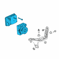 OEM Chevrolet Equinox ABS Control Unit Diagram - 84646860