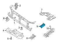 OEM Nissan Pathfinder INSULATOR-Heat Diagram - 74762-EA000