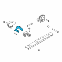 OEM 2012 Ford F-150 Mount Bracket Diagram - BL3Z-6038-F