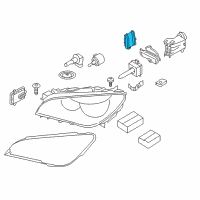 OEM 2014 BMW ActiveHybrid 7 Driver Module, Headlights Diagram - 63-11-7-355-074
