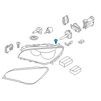 OEM BMW 740Li Oval-Head Screw/Washer Assembly Diagram - 11-11-9-143-167