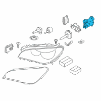 OEM 2015 BMW 740Ld xDrive Insert, Direction Indicator, Left Diagram - 63-11-7-339-059