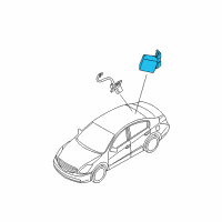 OEM 2009 Nissan Maxima Controller Assy-Camera Diagram - 284A1-9N00A