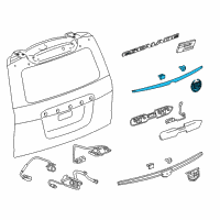 OEM 2015 Cadillac Escalade ESV Applique Diagram - 22834035